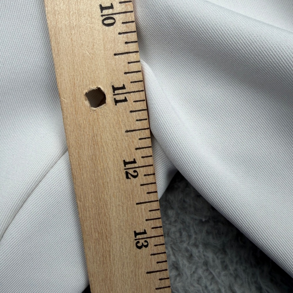 Karl Lagerfeld Paris Sweatpants Unisex L White Snap Button Side Stripe Joggers - Picture 7 of 12